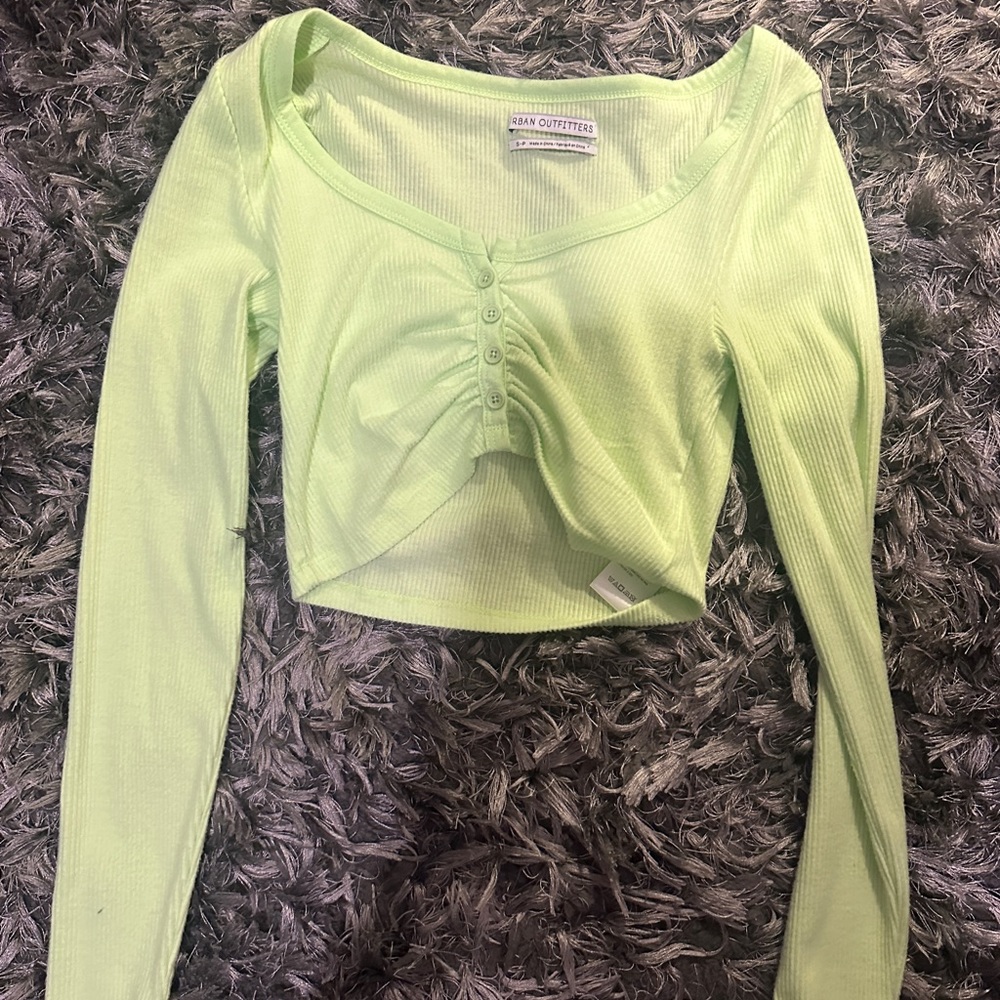 Urban outfitters lime green tank, size S.